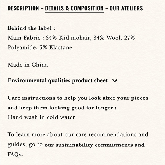 SEZANE Pink Wool Kid Mohair Fancy Knit Balloon Sleeve Sweater Aretha Jumper XS/S - Picture 17 of 17